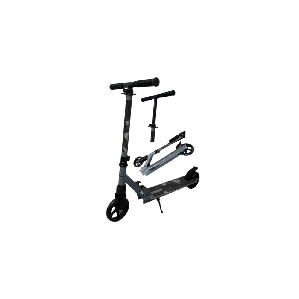 Didelis sulankstomas paspirtukas H10, juodos spalvos, „R-Sport“, 145 mm ratai, iki 100 kg-Judėjimui, Paspirtukai vaikams-e-vaika