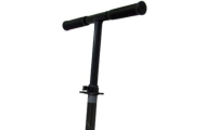 Didelis sulankstomas paspirtukas H10, juodos spalvos, „R-Sport“, 145 mm ratai, iki 100 kg-Judėjimui, Paspirtukai vaikams-e-vaika