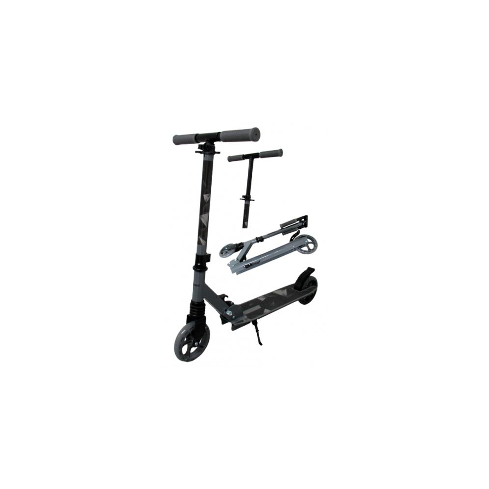 Didelis sulankstomas paspirtukas H10, juodos spalvos, „R-Sport“, 145 mm ratai, iki 100 kg-Judėjimui, Paspirtukai vaikams-e-vaika