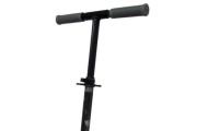Didelis sulankstomas paspirtukas H10, juodos spalvos, „R-Sport“, 145 mm ratai, iki 100 kg-Judėjimui, Paspirtukai vaikams-e-vaika