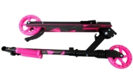 Didelis paspirtukas H10, rožinis ir juodas, sulankstomas, „R-Sport“, 145 mm ratai, iki 100 kg-Judėjimui, Paspirtukai vaikams-e-v