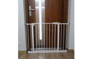 S3 SAUGOS VARTELIAI, balti, skirti laiptams, durims (79–115 cm), atraminiai-Priežiūrai, Apsaugos, Apsauginiai varteliai vaikams-