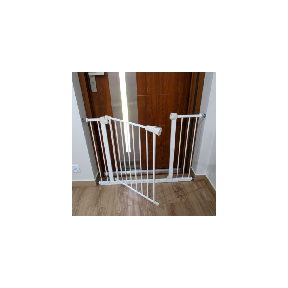S3 SAUGOS VARTELIAI, balti, skirti laiptams, durims (79–115 cm), atraminiai-Priežiūrai, Apsaugos, Apsauginiai varteliai vaikams-