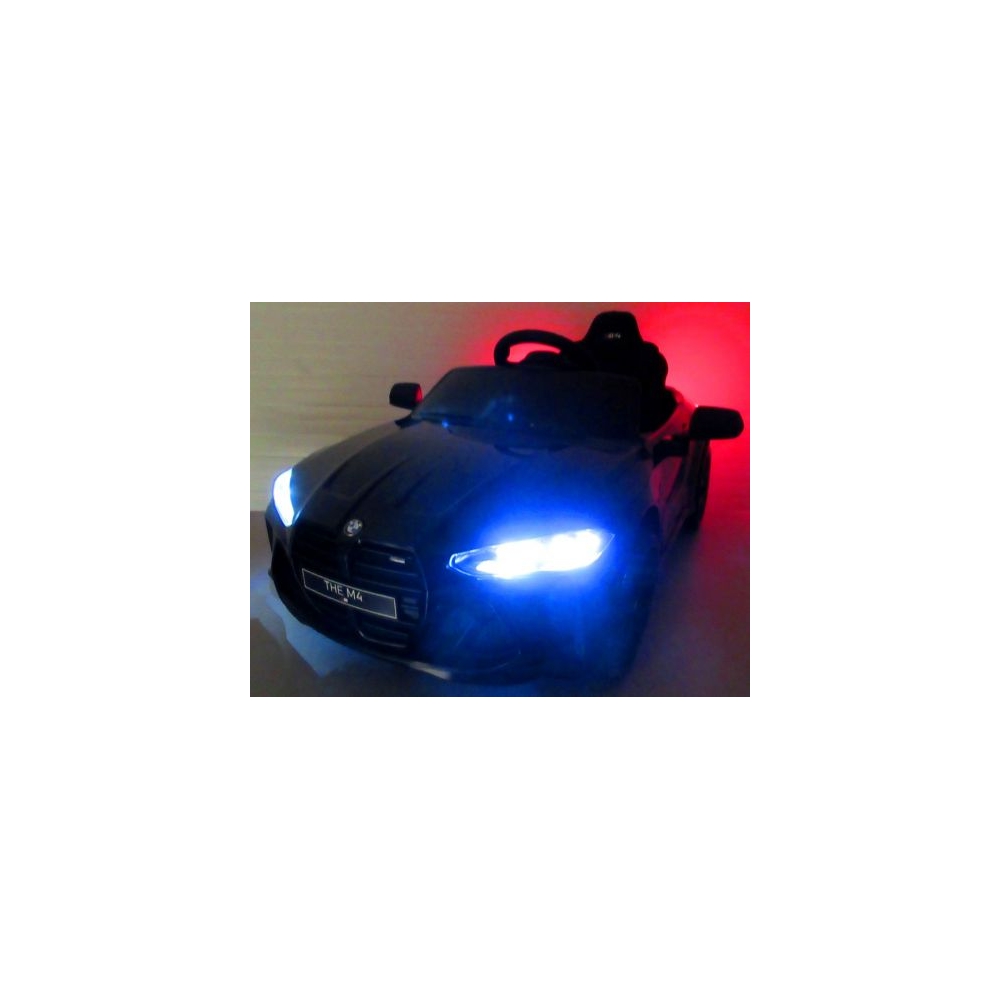 Elektromobilis BMW M4, Black-Elektromobiliai vaikams, Mašinos-e-vaikas