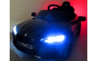 BMW m4 Czarny  Auto na akumulator EVA Skóra pilot Akumulator litowo-jonowy