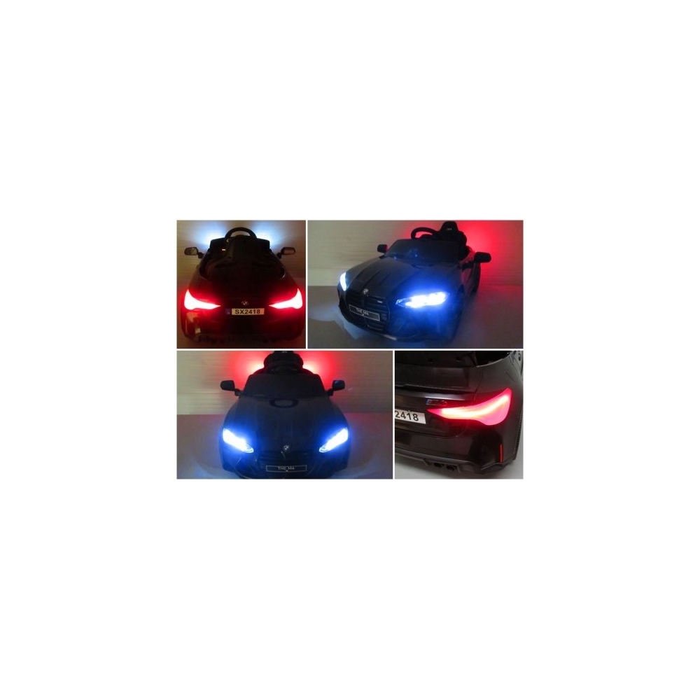 Elektromobilis BMW M4, Black-Elektromobiliai vaikams, Mašinos-e-vaikas