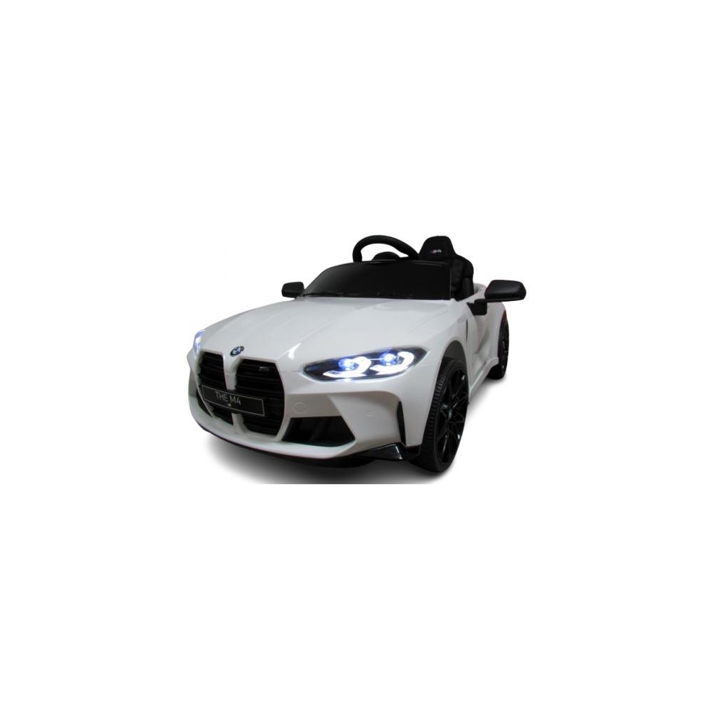 Elektromobilis BMW M4, White-Elektromobiliai vaikams, Mašinos-e-vaikas