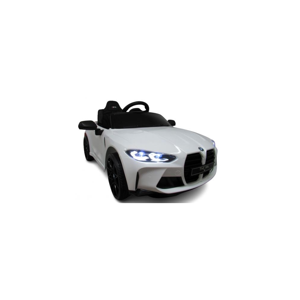 Elektromobilis BMW M4, White-Elektromobiliai vaikams, Mašinos-e-vaikas