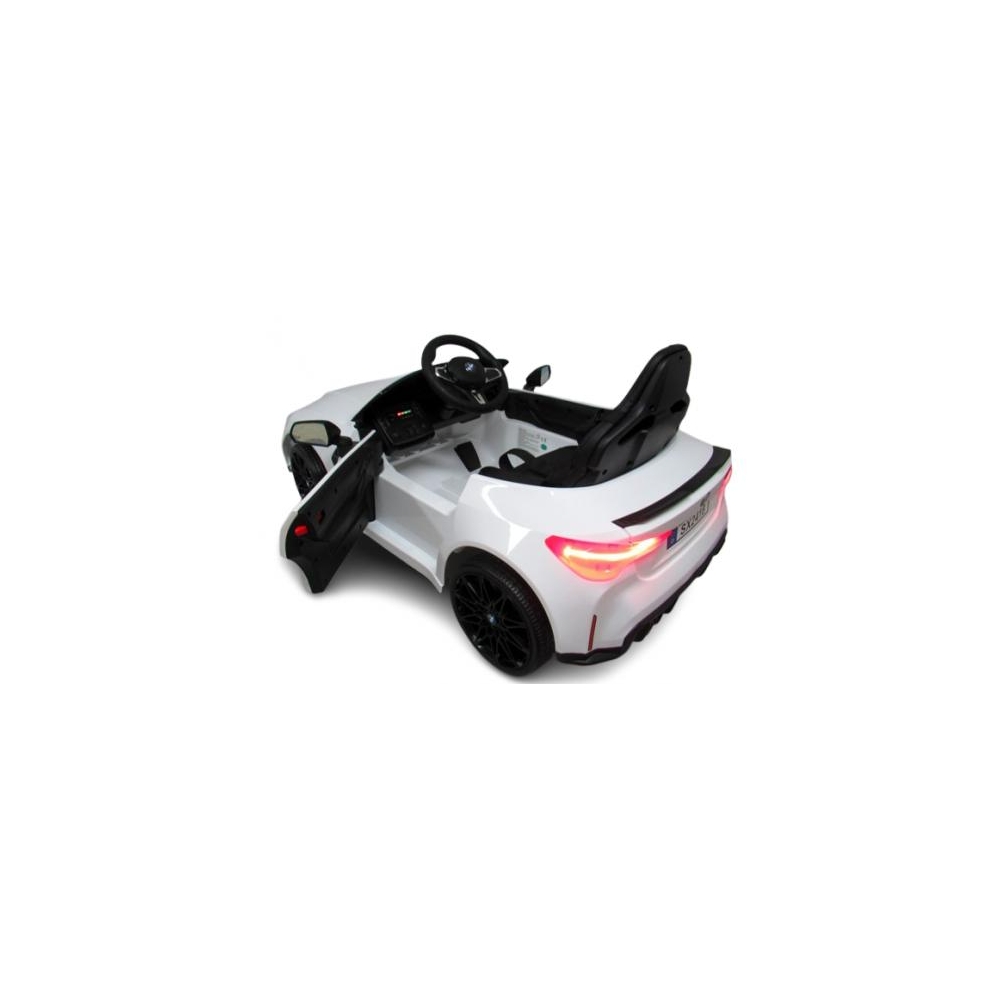 Elektromobilis BMW M4, White-Elektromobiliai vaikams, Mašinos-e-vaikas