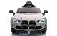 BMW m4 SZARY Auto na akumulator EVA Skóra pilot Akumulator litowo-jonowy