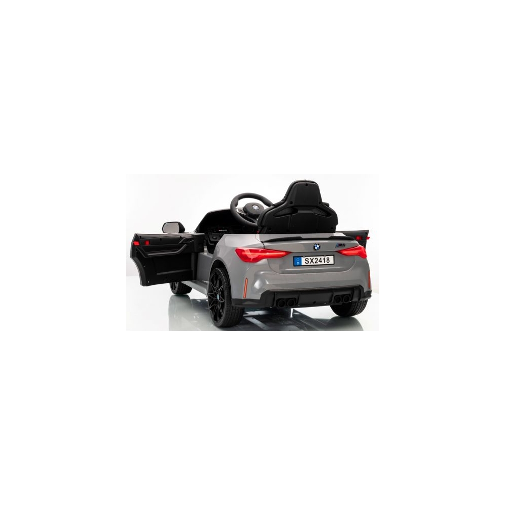 Elektromobilis BMW M4, Grey-Elektromobiliai vaikams, Mašinos-e-vaikas