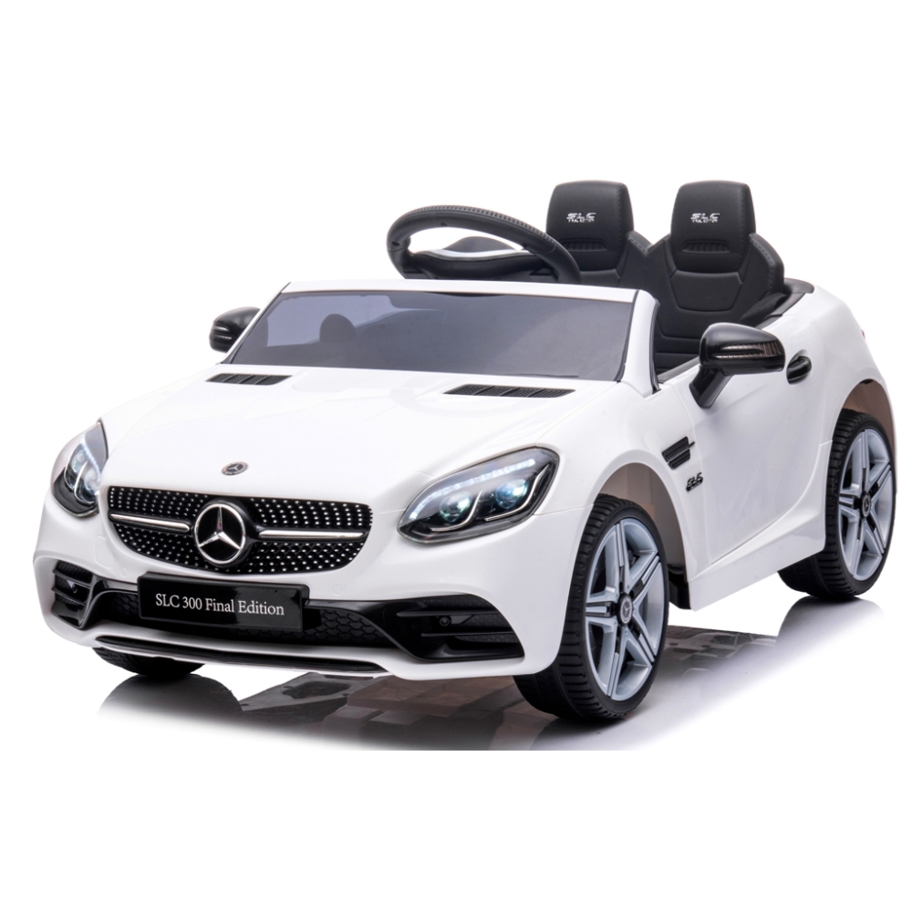 Elektromobilis Mercedes SLC 300, White-Elektromobiliai vaikams, Mašinos-e-vaikas