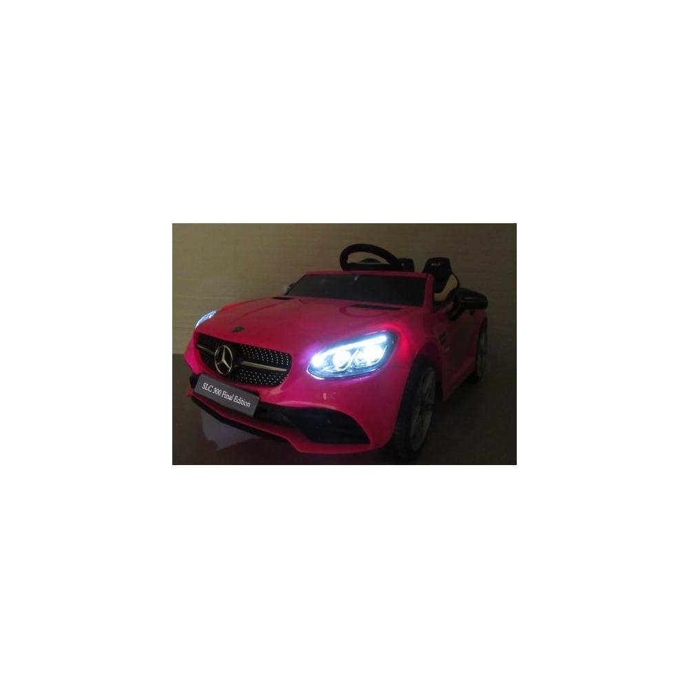 Elektromobilis Mercedes SLC 300, Pink-Elektromobiliai vaikams, Mašinos-e-vaikas