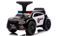 Jeździk J3 CZARNY POLICE Muzyka, światła, zderzak