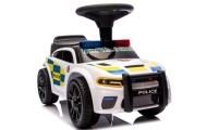 Jeździk J3 BIAŁY POLICE Muzyka, światła, zderzak