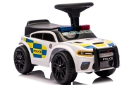 Jeździk J3 BIAŁY POLICE Muzyka, światła, zderzak