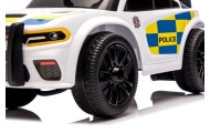 Jeździk J3 BIAŁY POLICE Muzyka, światła, zderzak
