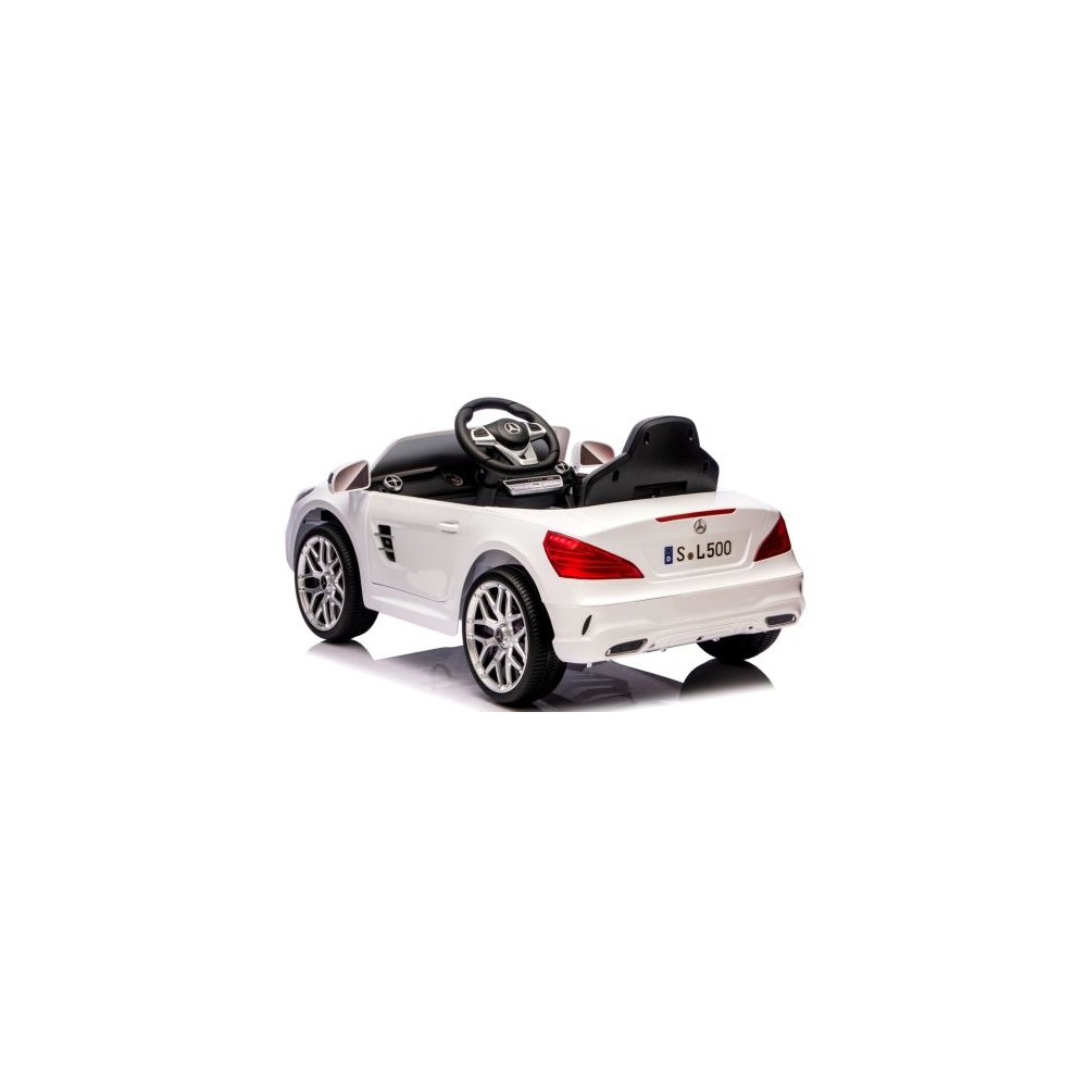 Elektromobilis Mercedes SL500, White-Elektromobiliai vaikams, Mašinos-e-vaikas