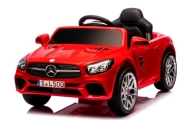 Mercedes SL500 czerwony Piankowe Koła Eva, miękki fotelik Licencja Akumulator litowo-jonowy