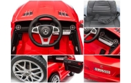Mercedes SL500 czerwony Piankowe Koła Eva, miękki fotelik Licencja Akumulator litowo-jonowy
