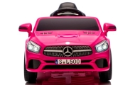Elektromobilis Mercedes SL500, Pink-Elektromobiliai vaikams, Mašinos-e-vaikas