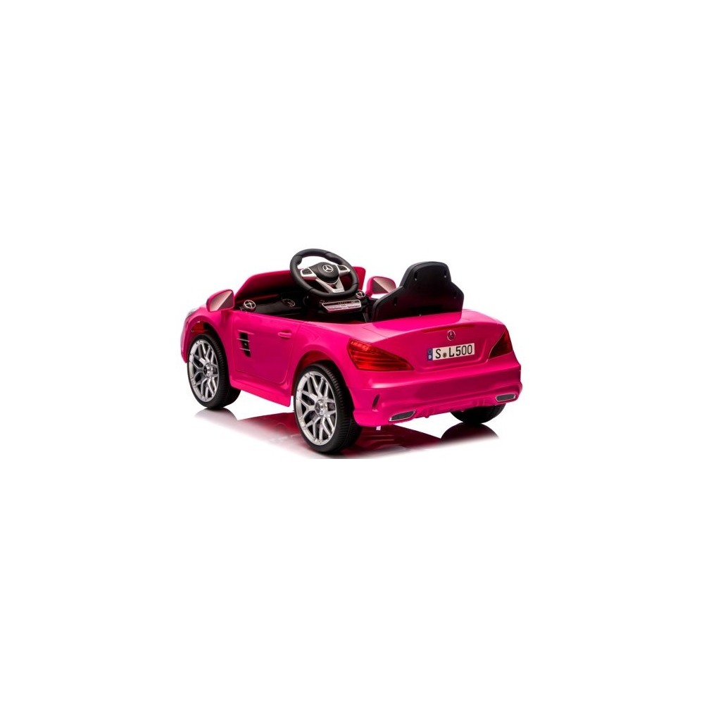 Elektromobilis Mercedes SL500, Pink-Elektromobiliai vaikams, Mašinos-e-vaikas