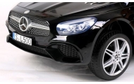 Mercedes SL500 Czarny Piankowe Koła Eva, miękki fotelik Licencja Akumulator litowo-jonowy