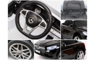 Mercedes SL500 Czarny Piankowe Koła Eva, miękki fotelik Licencja Akumulator litowo-jonowy