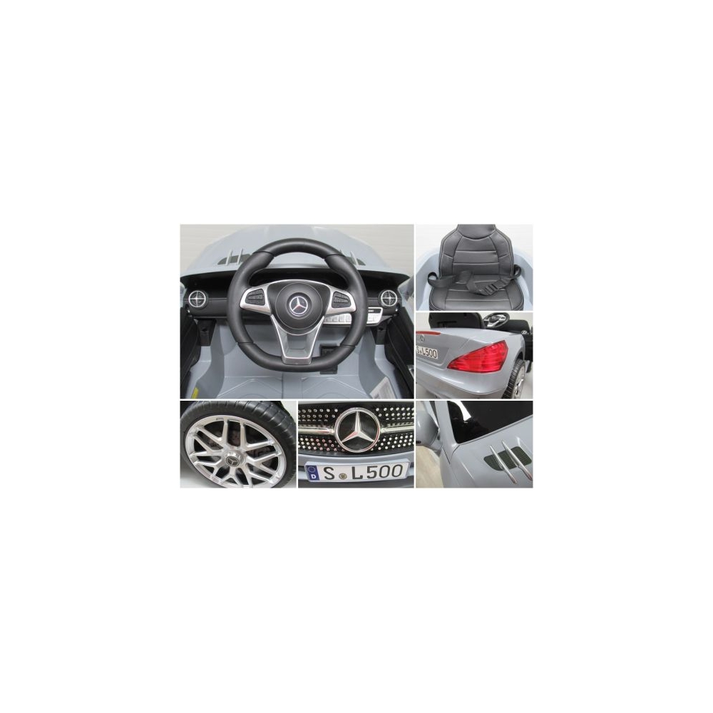 Elektromobilis Mercedes SL500, Grey-Elektromobiliai vaikams, Mašinos-e-vaikas