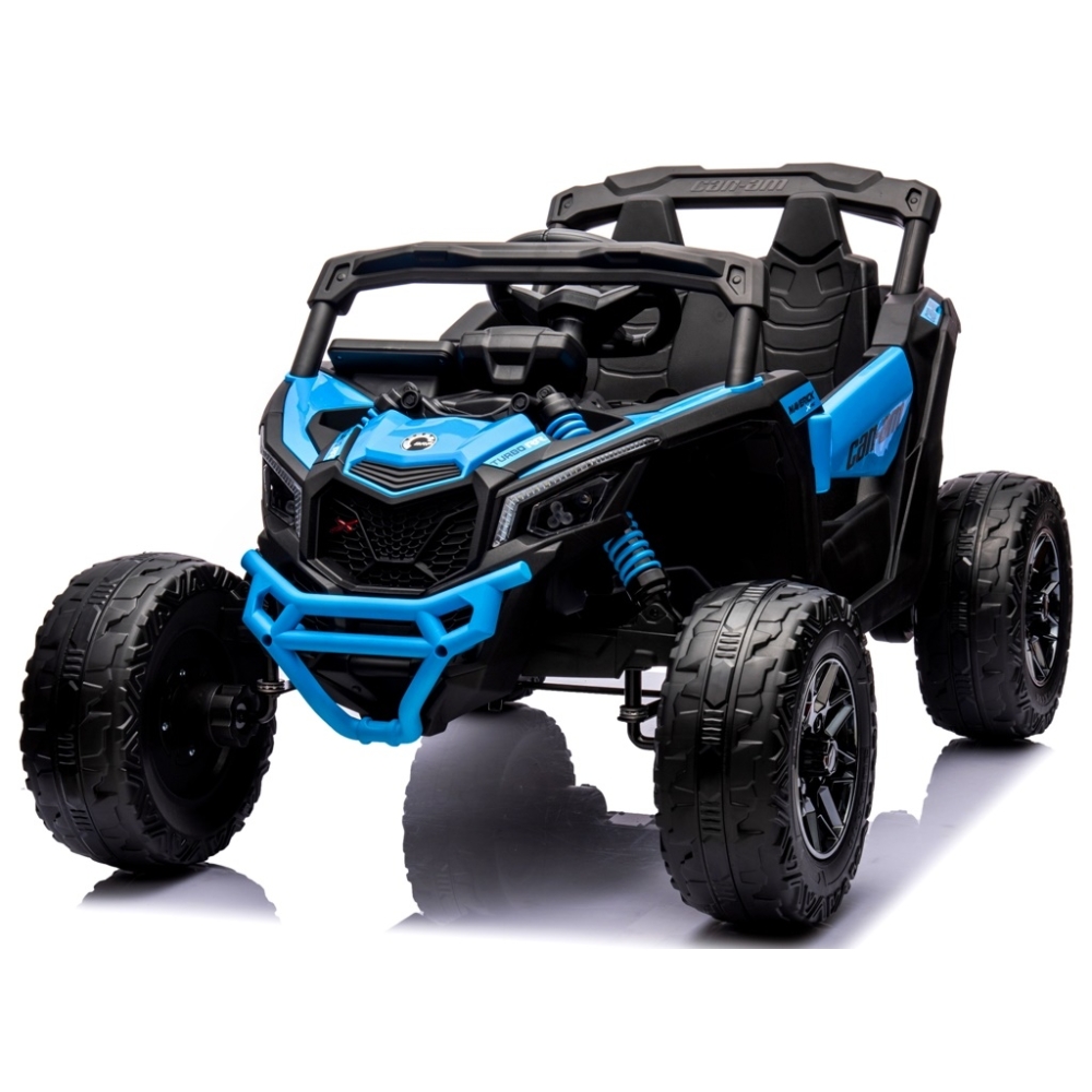 Elektrinis Buggy Can Am Maverick 4x4 4x200 W, MĖLYNAS-Elektromobiliai vaikams, Keturračiai ir bagiai-e-vaikas