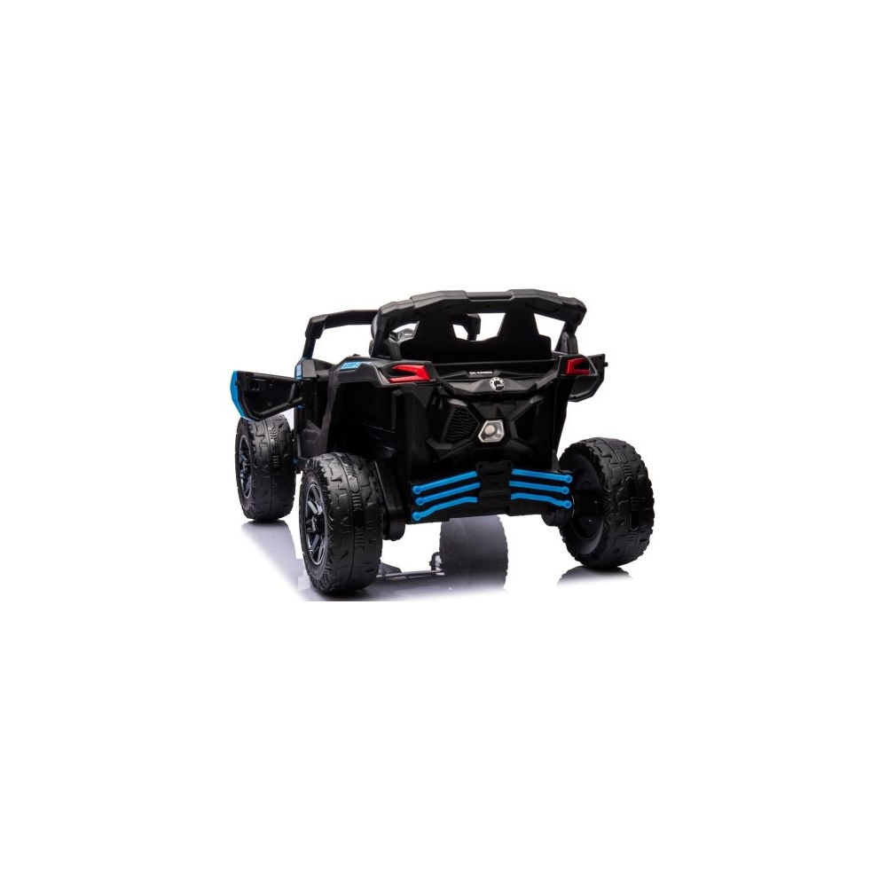 Elektrinis Buggy Can Am Maverick 4x4 4x200 W, MĖLYNAS-Elektromobiliai vaikams, Keturračiai ir bagiai-e-vaikas