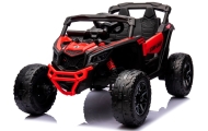 Elektrinis Buggy Can Am Maverick 4x4 4x200 W, Raudonas-Elektromobiliai vaikams, Keturračiai ir bagiai-e-vaikas