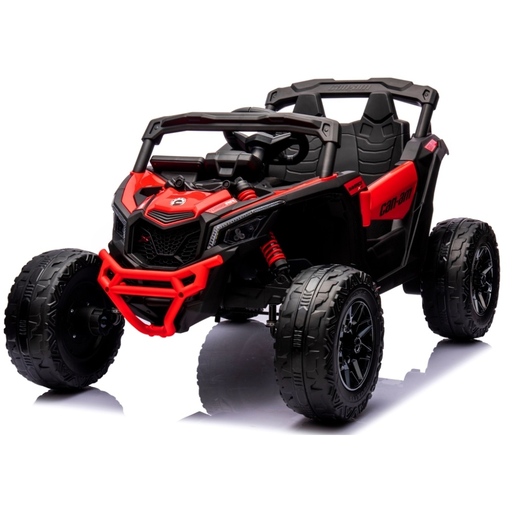 Elektrinis Buggy Can Am Maverick 4x4 4x200 W, Raudonas-Elektromobiliai vaikams, Keturračiai ir bagiai-e-vaikas