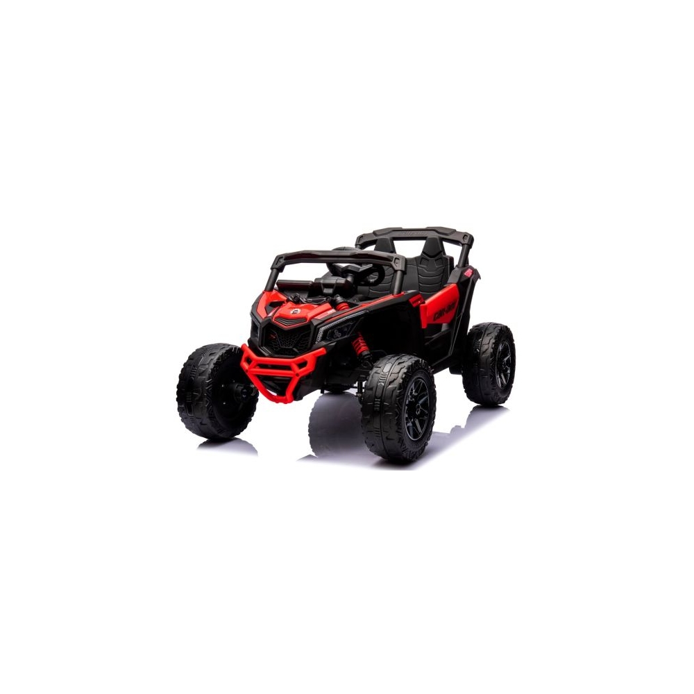 Elektrinis Buggy Can Am Maverick 4x4 4x200 W, Raudonas-Elektromobiliai vaikams, Keturračiai ir bagiai-e-vaikas