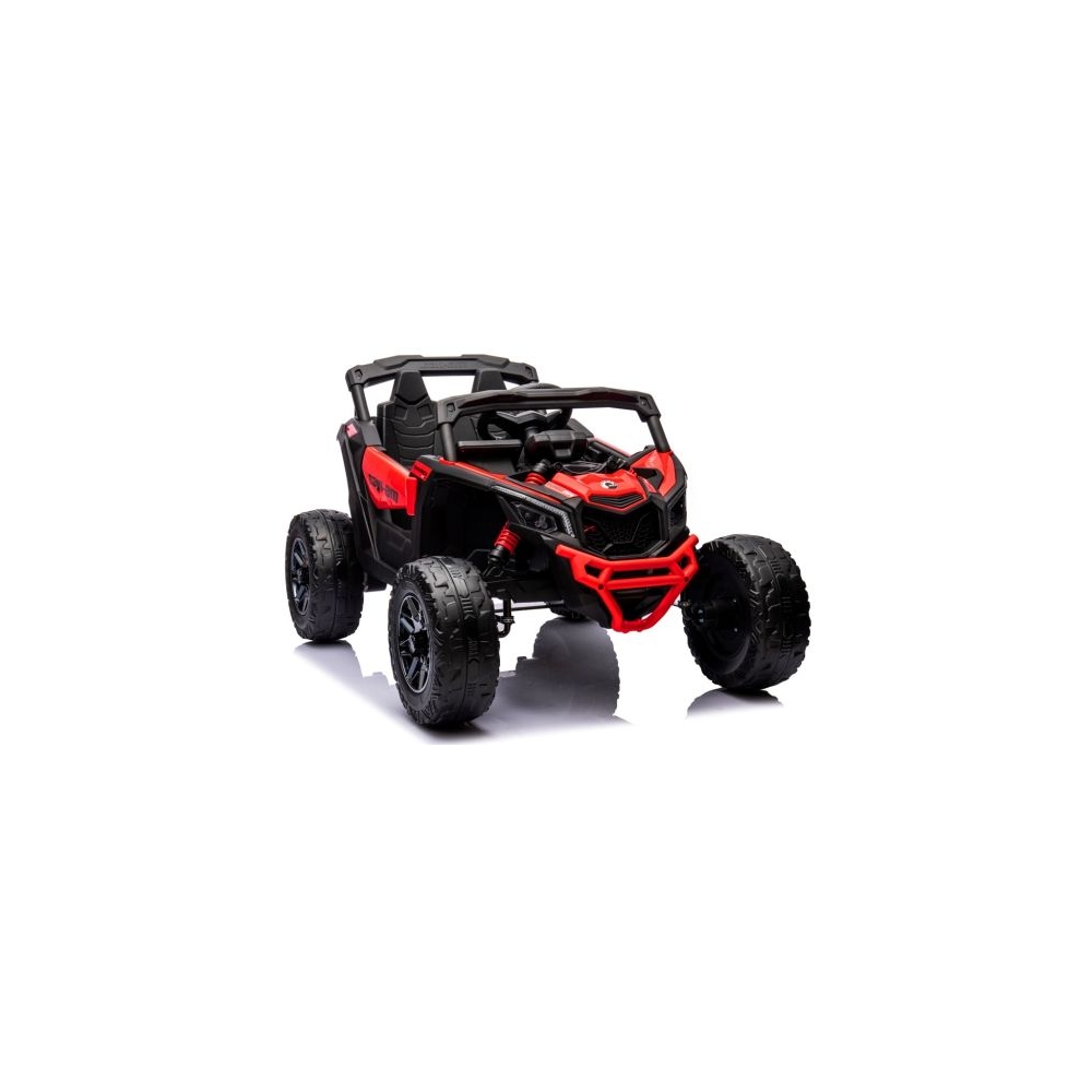 Elektrinis Buggy Can Am Maverick 4x4 4x200 W, Raudonas-Elektromobiliai vaikams, Keturračiai ir bagiai-e-vaikas