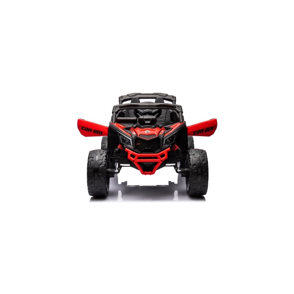 Elektrinis Buggy Can Am Maverick 4x4 4x200 W, Raudonas-Elektromobiliai vaikams, Keturračiai ir bagiai-e-vaikas