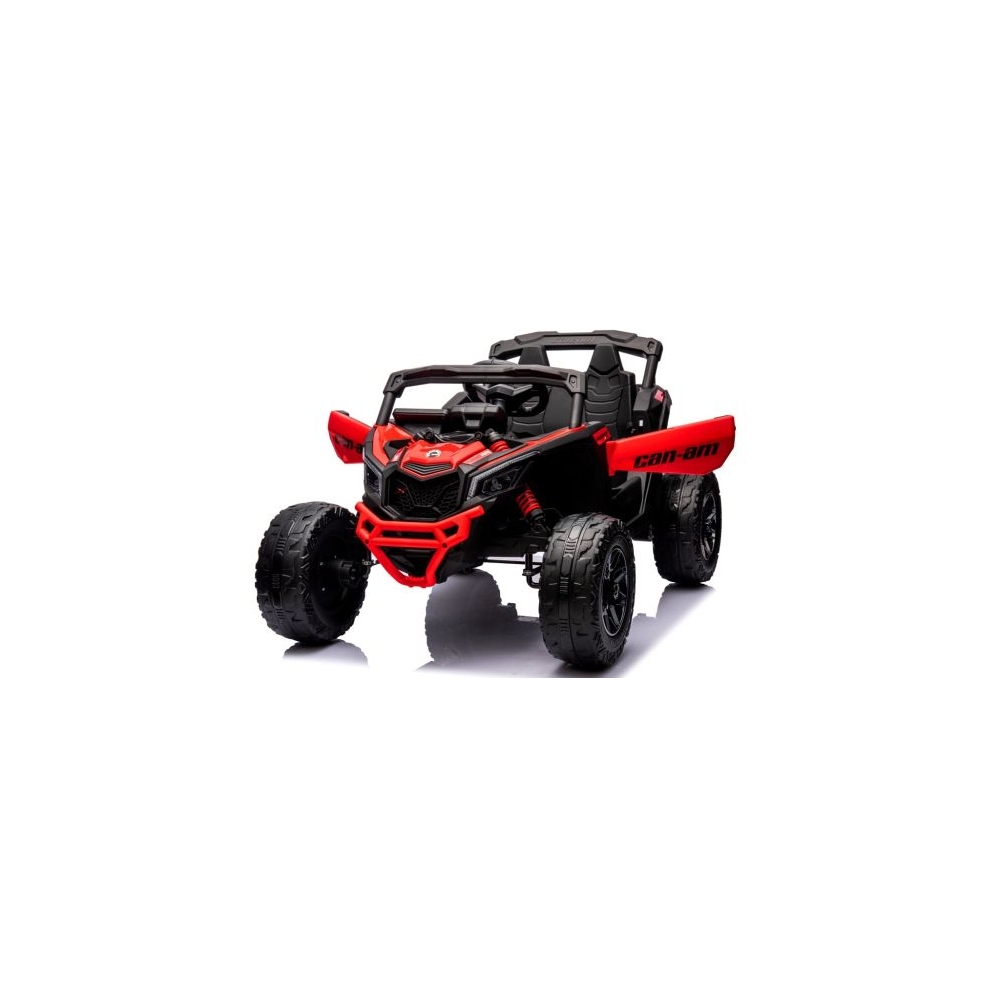 Elektrinis Buggy Can Am Maverick 4x4 4x200 W, Raudonas-Elektromobiliai vaikams, Keturračiai ir bagiai-e-vaikas