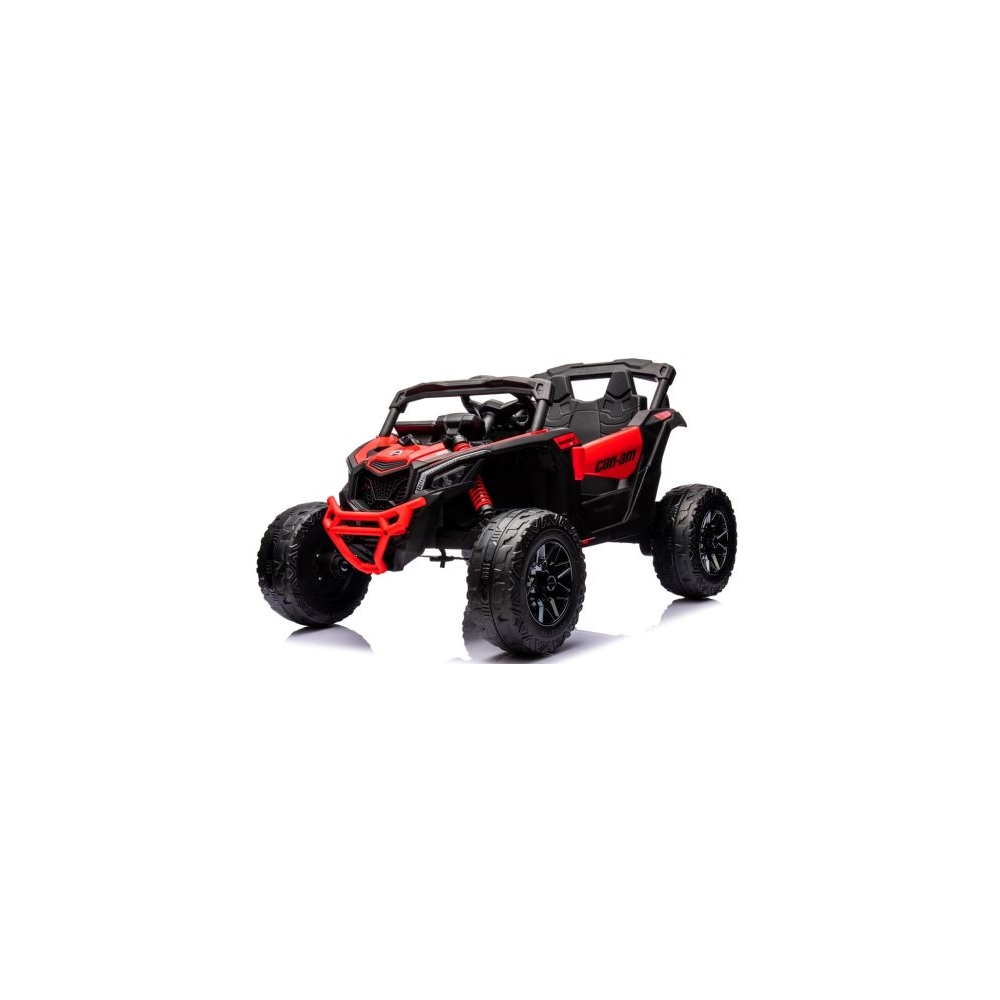 Elektrinis Buggy Can Am Maverick 4x4 4x200 W, Raudonas-Elektromobiliai vaikams, Keturračiai ir bagiai-e-vaikas
