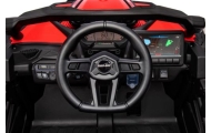Can Am Maverick  Czerwony  4x4 4x200 WAT Auto na akumulator EVA SKÓRA Pilot Aku LI-ON