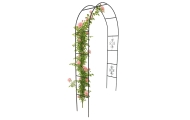 Metalinė sodo arka rožėms, gėlėms, vijokliniams augalams 240 cm žalia