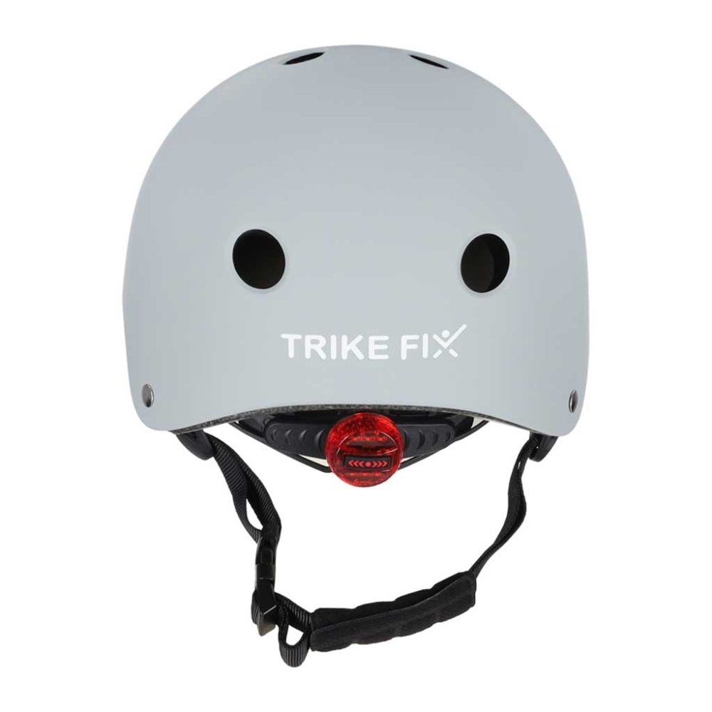 Vaikiškas reguliuojamas dviratininko šalmas Trike Fix LED M 55-58cm tamsiai pilkas-Judėjimui, Šalmai, apsaugos-e-vaikas