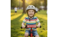 Vaikiškas reguliuojamas dviratininko šalmas Trike Fix LED M 55-58cm tamsiai pilkas-Judėjimui, Šalmai, apsaugos-e-vaikas