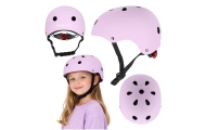 Vaikiškas reguliuojamas dviratininko šalmas Trike Fix LED M 55-58cm violetinės spalvos-Judėjimui, Šalmai, apsaugos-e-vaikas