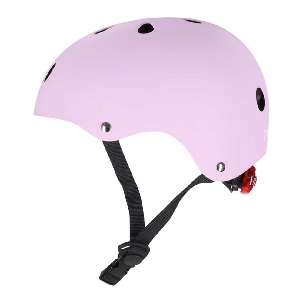 Vaikiškas reguliuojamas dviratininko šalmas Trike Fix LED M 55-58cm violetinės spalvos-Judėjimui, Šalmai, apsaugos-e-vaikas