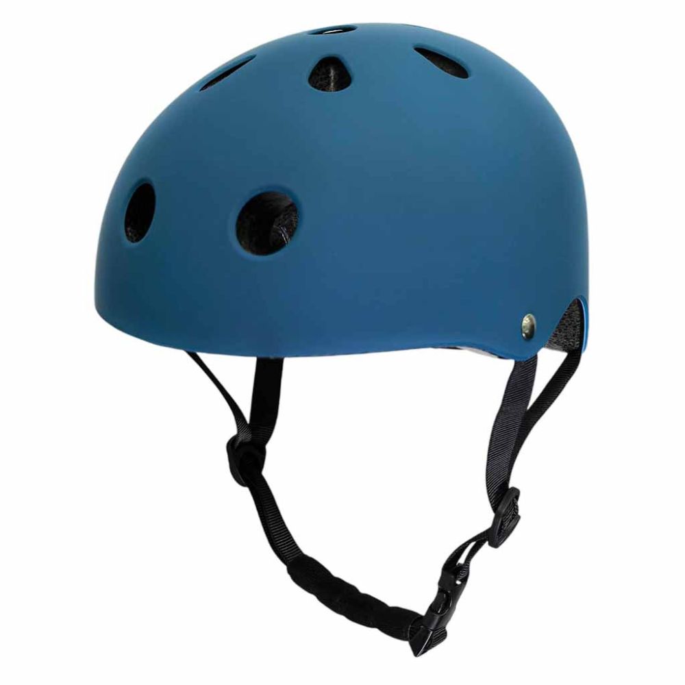 Vaikiškas reguliuojamas dviratininko šalmas Trike Fix LED M 55-58cm tamsiai mėlynas-Judėjimui, Šalmai, apsaugos-e-vaikas