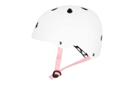 Trike Fix vaikiškas dviratininko šalmas reguliuojamas LED S 48-54cm baltas