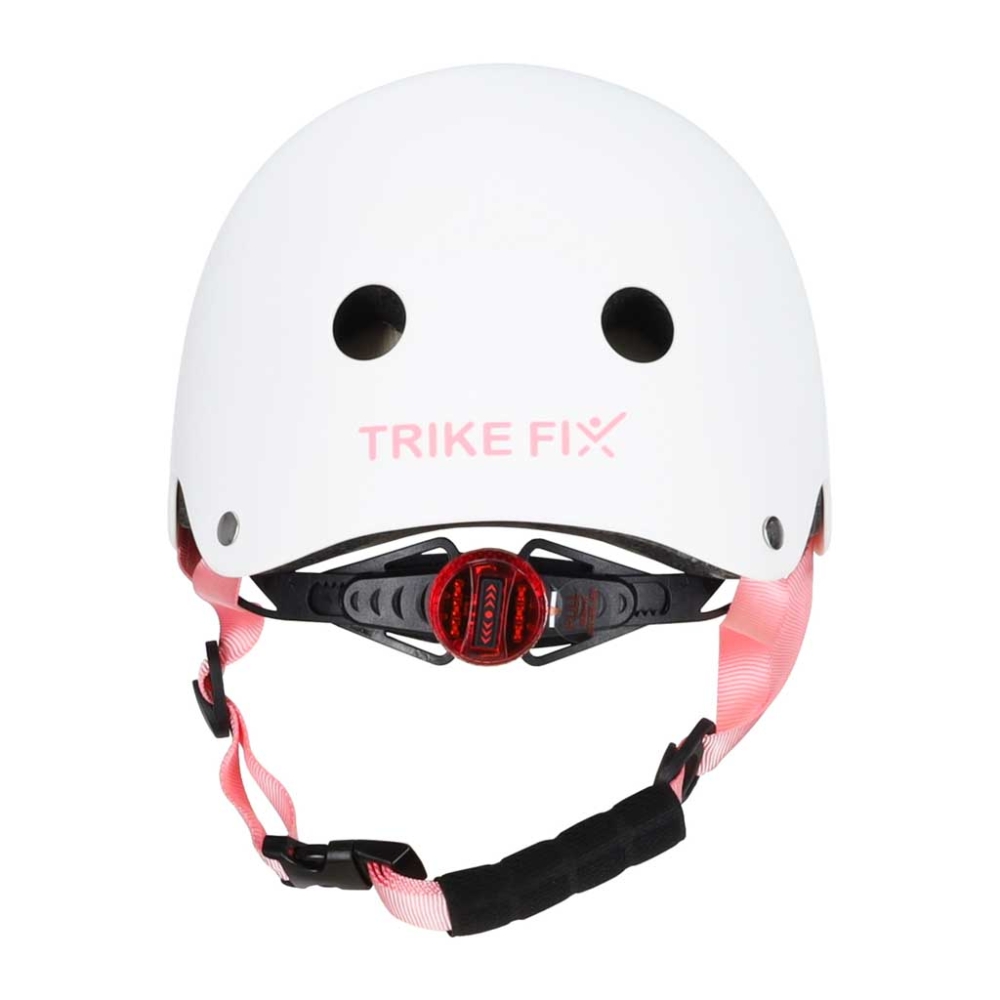 Vaikiškas reguliuojamas dviratininko šalmas Trike Fix LED S 48-54cm baltas-Judėjimui, Šalmai, apsaugos-e-vaikas