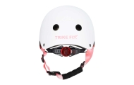 Trike Fix vaikiškas dviratininko šalmas reguliuojamas LED S 48-54cm baltas
