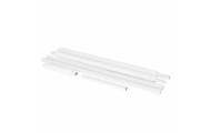 Lovos apsauginis turėklas, 160 cm, pilkas
