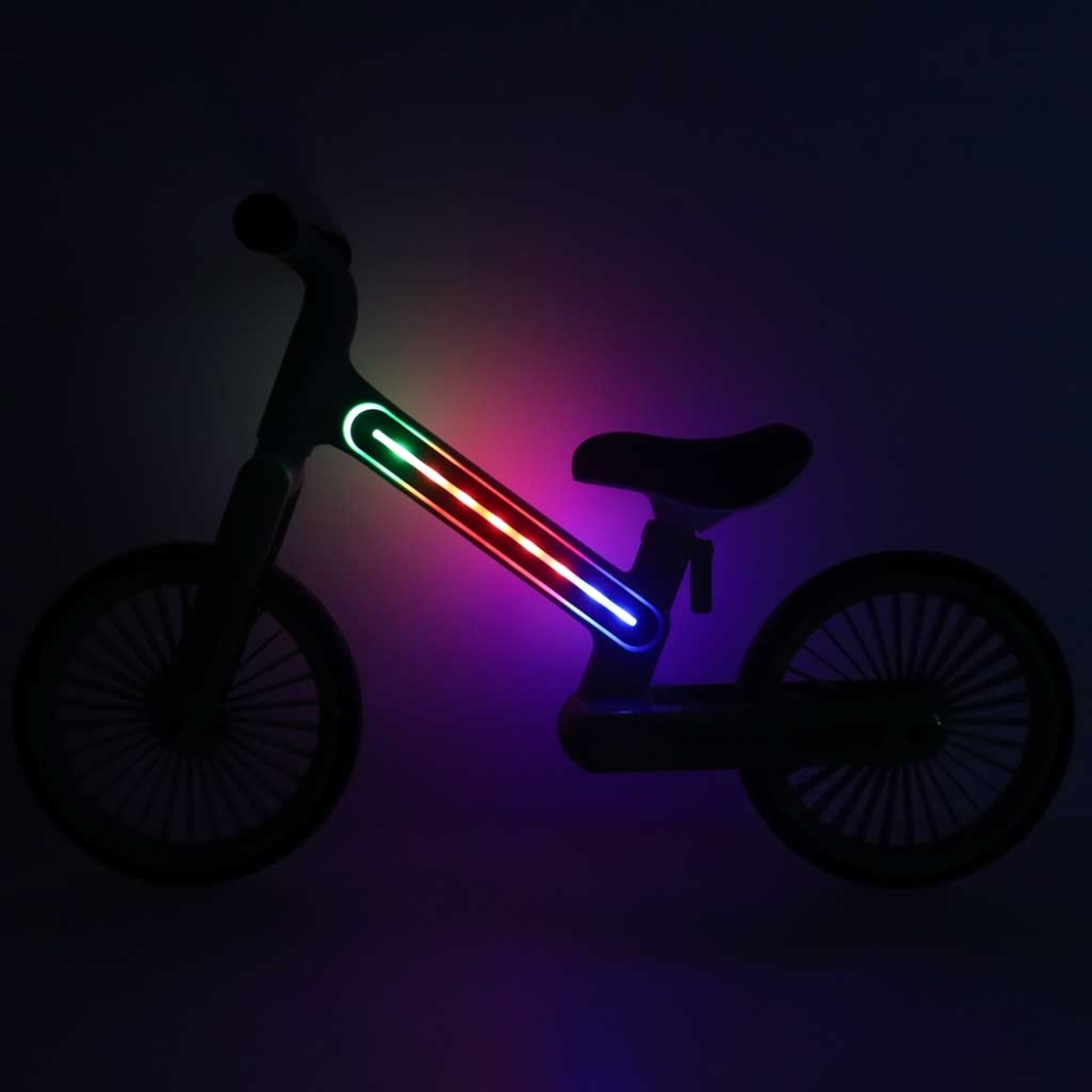 Balansinis dviratis Trike Fix Glow LED, tamsiai mėlynas-Judėjimui, Balansiniai dviratukai-e-vaikas